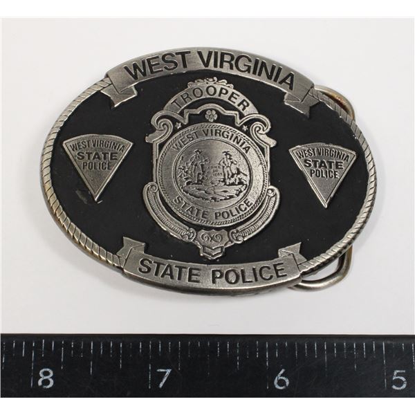 #494 WEST VIRGINIA STATE POLICE BELT BUCKLE #14