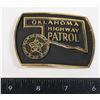 Image 1 : #502 OKLAHOMA HIGHWAY PATROL BELT BUCKLE