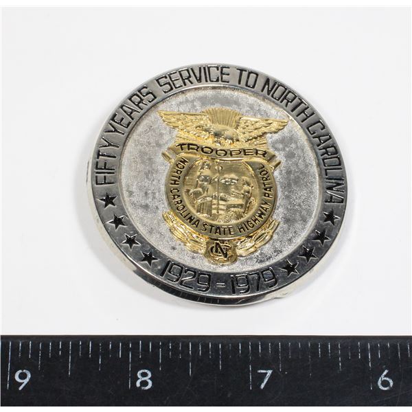 #506 NORTH CAROLINA STATE HIGHWAY PATROL BUCKLE