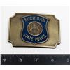 Image 1 : #508 MICHIGAN STATE POLICE BELT BUCKLE