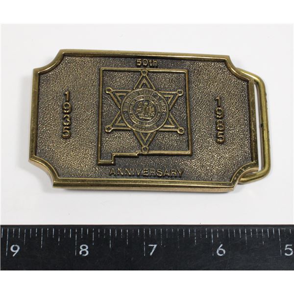 #509 NEW MEXICO SHERIFFS & POLICE BELT BUCKLE