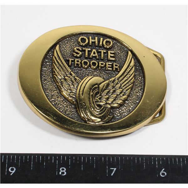 #510 OHIO STATE TROOPER BELT BUCKLE USA #5