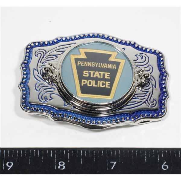 #511 PICTURE BELT BUCKLE PENNSYLVANIA STATE POLICE