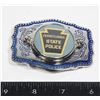 Image 1 : #511 PICTURE BELT BUCKLE PENNSYLVANIA STATE POLICE