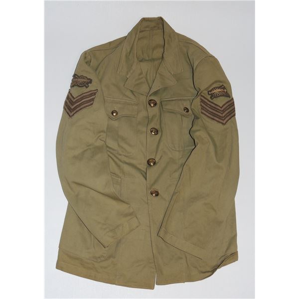 #527 WW2 CANADIAN SUMMER TUNIC RCA NAMED K14199