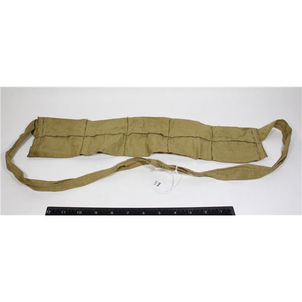 #540 WW2 CANADIAN COTTON BANDOLIER ENFIELD 1943