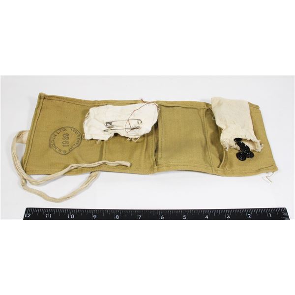 #543 WW2 CANADIAN MILITARY SEWING KIT 1939