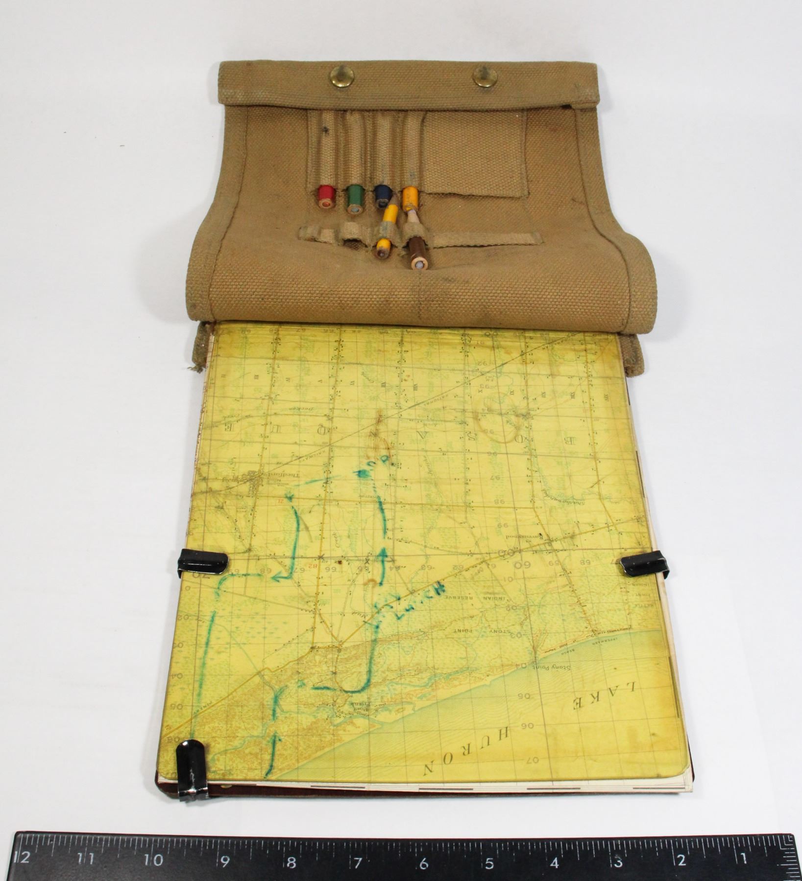 Canadian Map Case #544 WW2 CANADIAN MAP CASE MK1 1941 Z.L. &T