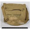Image 1 : #548 WW2 CIVIL DEFENSE CANADA MARKED GASMASK BAG