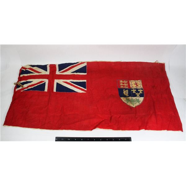 #561 WW2 CANADIAN RED ENSIGN FLAG 31 X 16 INCHES