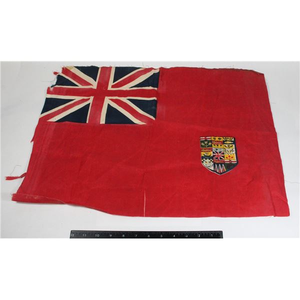 #562 WW2 CANADIAN RED ENSIGN FLAG 23 X 17 INCHES