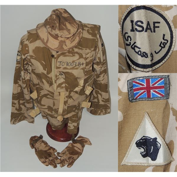 #565 BRITISH AFGHANISTAN WAR UNIFORM ISAF GROUP
