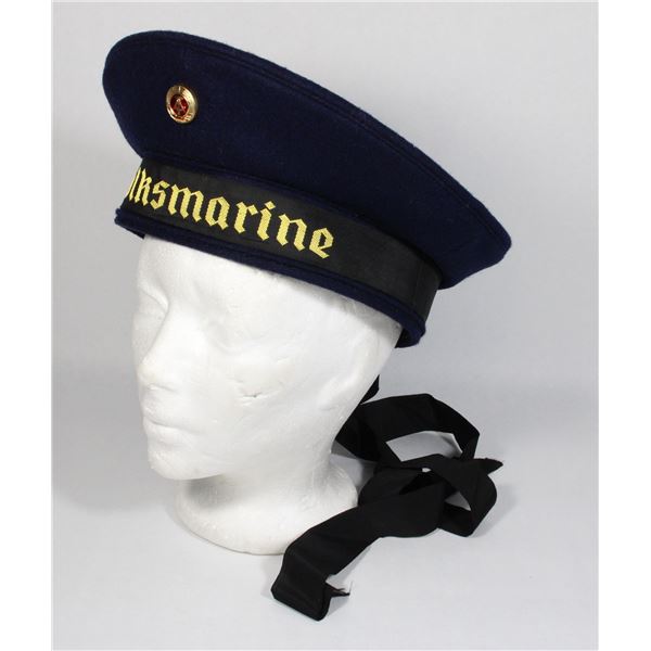 #577    EAST GERMAN PEOPLE'S NAVY SAILORS CAP WITH