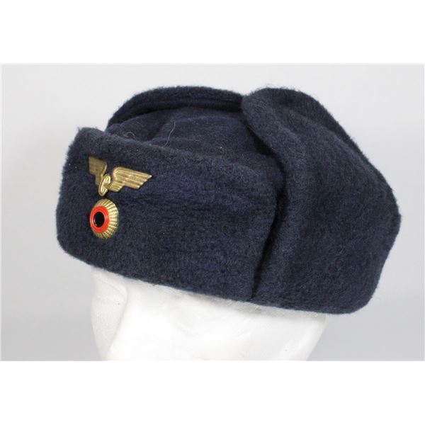 #580 EAST GERMAN RAILROAD WINTER CAP BERLIN BY