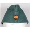 Image 2 : #581  EAST GERMAN WEDGE CAP MILITARY GREEN
