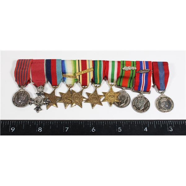 #589 WW2 GEORGE MEDAL MINIATURE MEDAL GROUP