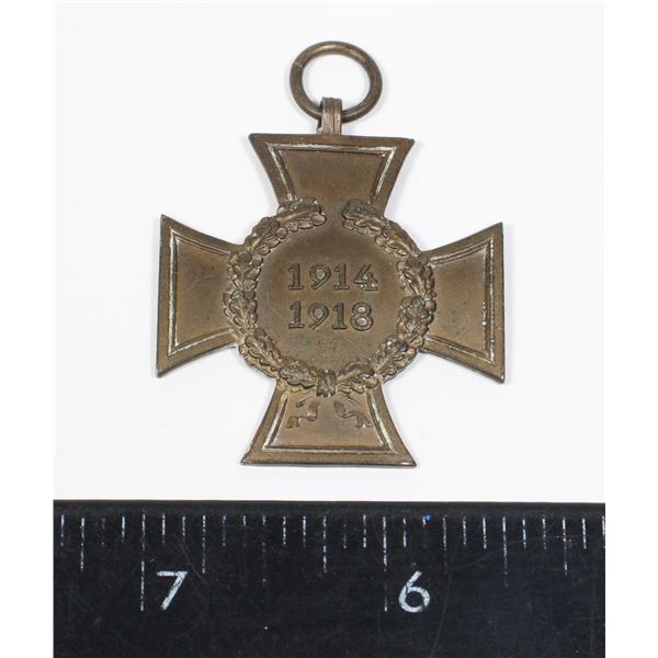 #596 WW1 WORLD WAR ONE GERMAN HINDENBURG CROSS