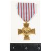 Image 1 : #598 WW2 FRENCH COMBAT CROSS MEDAL 1930