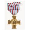 Image 3 : #598 WW2 FRENCH COMBAT CROSS MEDAL 1930