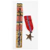 Image 3 : #601 UNITED STATES 3 MEDAL BAR W/ MINI BRONZE STAR