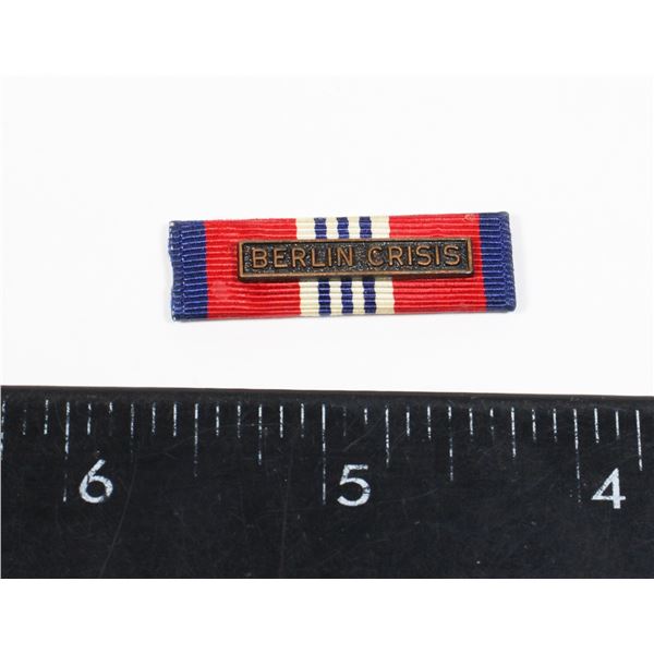 #602 UNITED STATES BERLIN CRISIS BAR MEDAL RIBBON