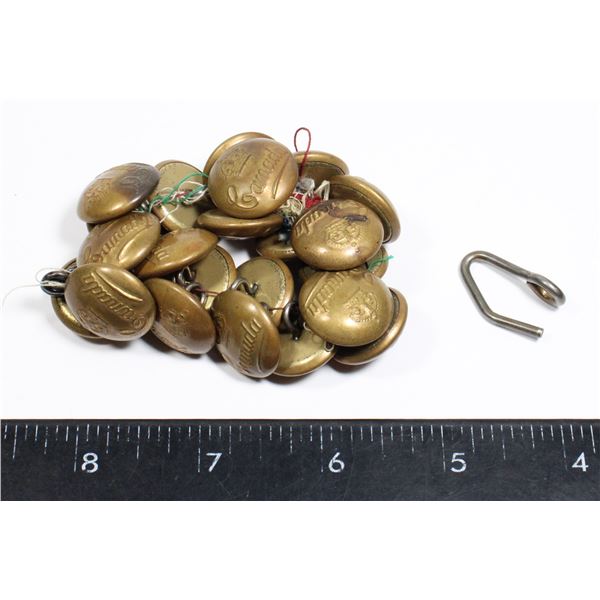 #609 LOT 20 WW2 CANADIAN GENERAL SERVICE BUTTONS