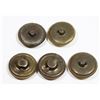 Image 2 : #611 LOT OF 5 ASSORTED NAVAL ANCHOR BUTTONS