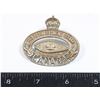 Image 1 : #618 WW2 ESSEX REGIMENT TANK CANADA CAP BADGE