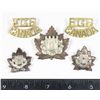 Image 1 : #679 FORT GARRY HORSE CAP BADGE COLLARS SHOULDERS