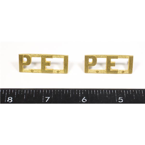 #693 PRINCE EDWARD ISLAND REGIMENT SHOULDER TITLES