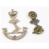 Image 2 : #699 CANADIAN ROYAL MILITARY COLLEGE CAP BADGE +