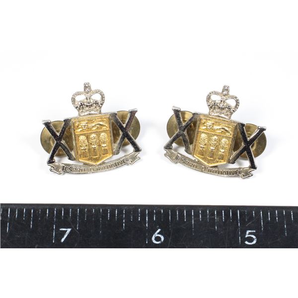 #708 20TH SASKATCHEWAN REGIMENT DRAGOONS COLLAR