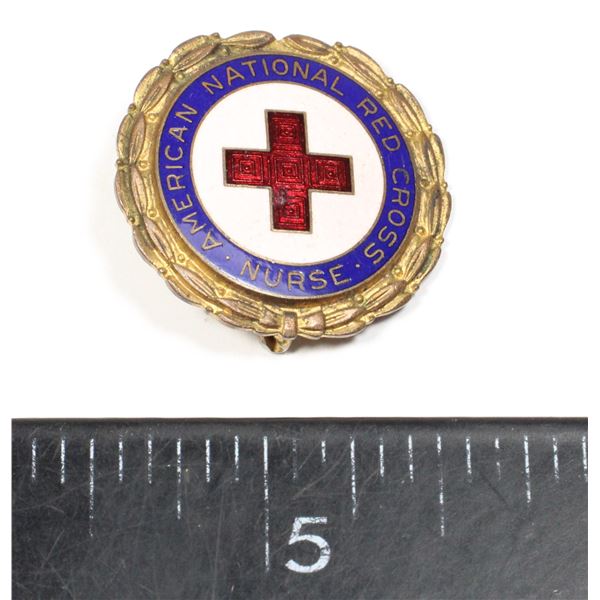 #713 AMERICAN NATIONAL RED CROSS NURSE PIN #