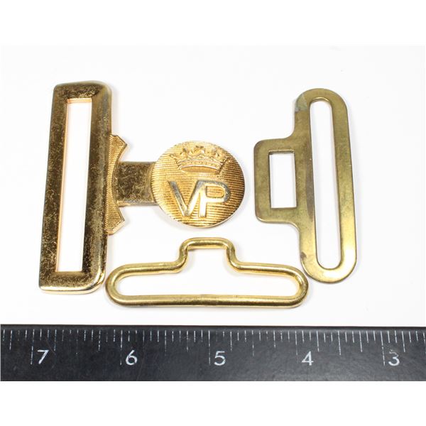 #718 PPCLI + ASSORTED CANADIAN BELT BUCKLE PIECES
