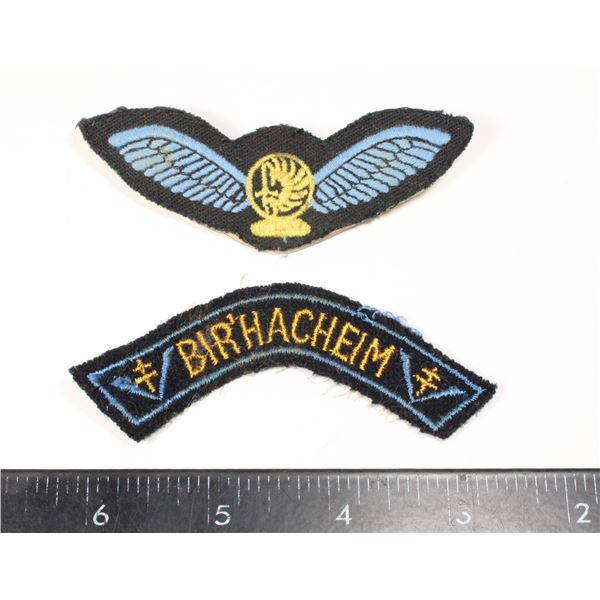 #722 11TH PARACHUTE BRIGADE FRANCE WINGS WITH