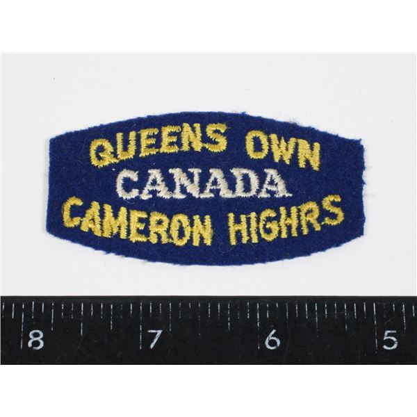 #727 QUEEN'S OWN CAMERON HIGHLANDERS OF CANADA