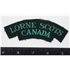 Image 1 : #730 LORNE SCOTS CANADA SHOULDER TITLE INSIGNIA