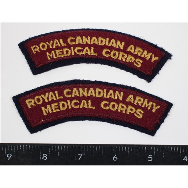 #731 ROYAL CANADIAN ARMY MEDICAL CORPS TITLES