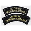 Image 2 : #734 THE ROYAL CANADIAN REGIMENT SHOULDER TITLES