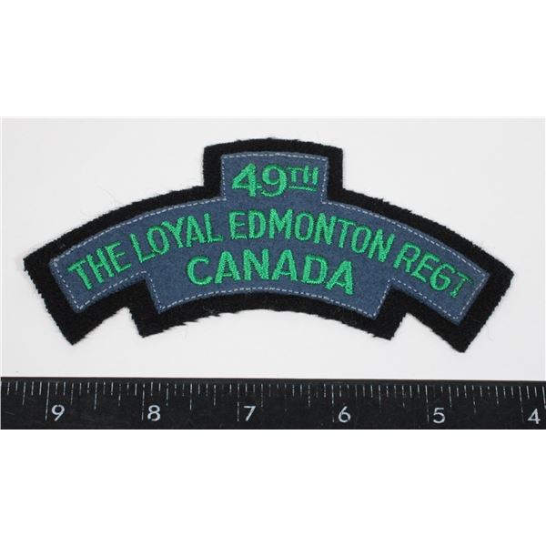 #735 49TH THE LOYAL EDMONTON REGIMENT CANADA
