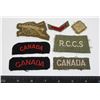 Image 1 : #740 WW2 CANADIAN BATTLE DRESS INSIGNIA CLOTH