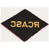Image 2 : #742 ROYAL CANADIAN ARMY SERVICE CORPS CLOTH TITLE