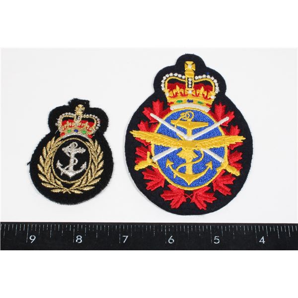 #759 LOT OF TWO CANADIAN MILITARY INSIGNIA INC RCN