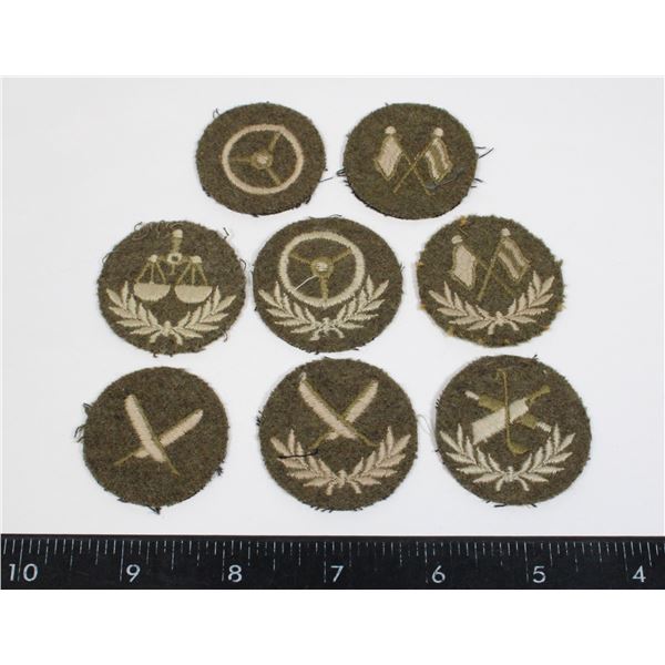 #761 LOT OF BRITISH / CANADIAN TRADE INSIGNIA