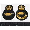Image 1 : #762 LOT OF 2 CANADIAN ARMOURED INSIGNIA W/ TANK
