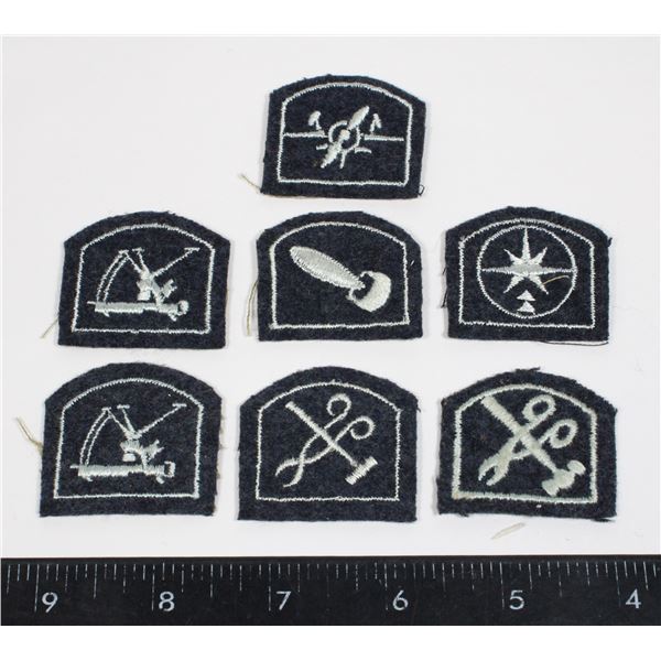 #764 LOT OF ROYAL CANADIAN AIR FORCE TRADE BADGES