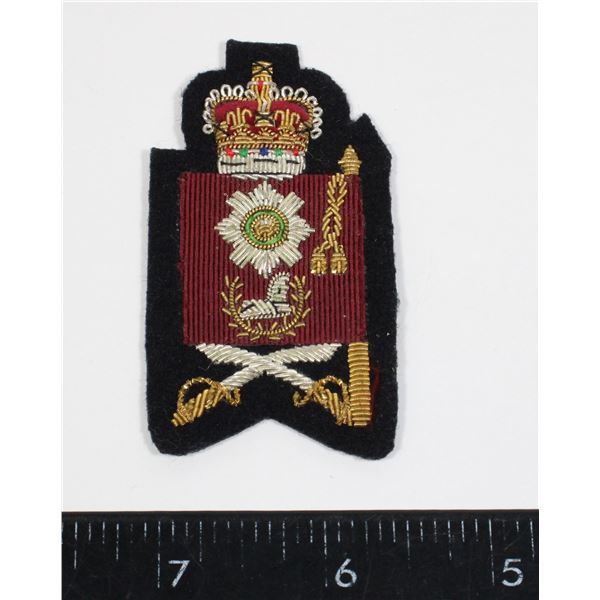 #772 GOLD WIRE BRITISH MILITARY INSIGNIA