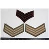 Image 1 : #776 LOT OF 3 CHEVRON RANK INSIGNIA ASSORTED TYPES