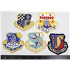 Image 1 : #786 UNITED STATES AIR FORCE PATCH LOT OF 5 USAF