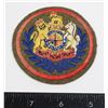 Image 1 : #793 QUEEN ELIZABETH II BRITISH COAT OF ARMS PATCH